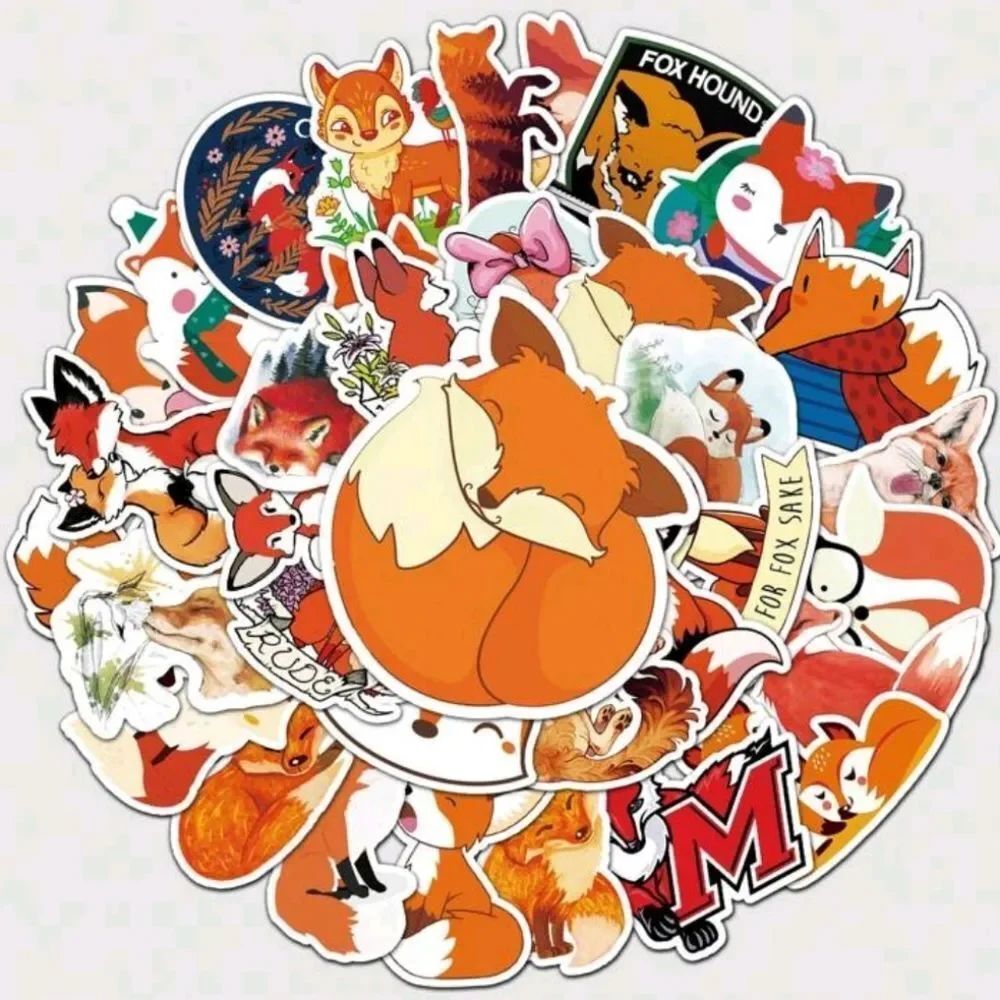 Assorted Fox Stickers - Picture 1 of 7